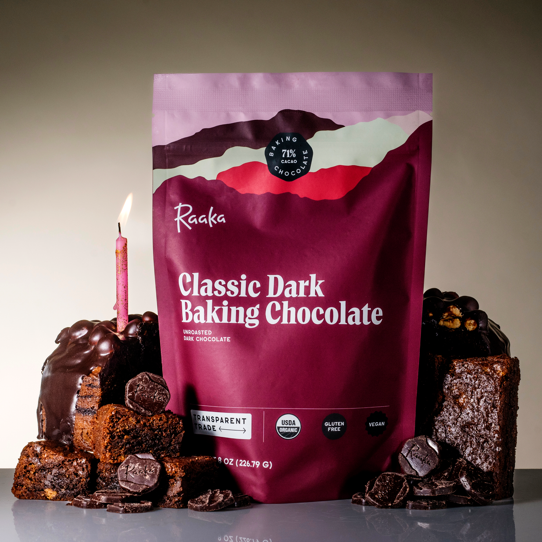 Classic Dark Baking Chocolate - Lucid Table Chocolate Edition